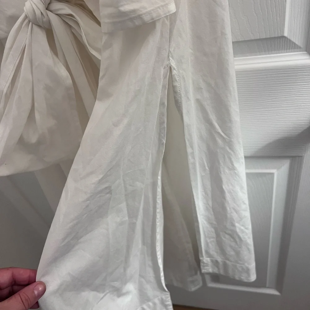 Free People White Tie-Front Sundress‎
